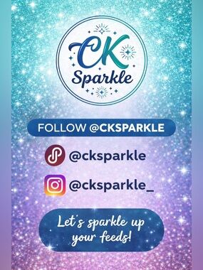 Follow CK Sparkle Custom Cups! ✨🩷
